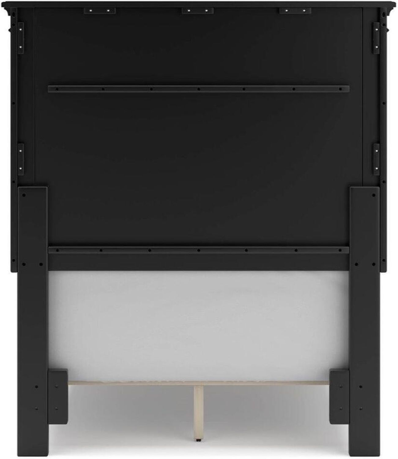 Lanolee Twin Panel Bed In Black B687B2