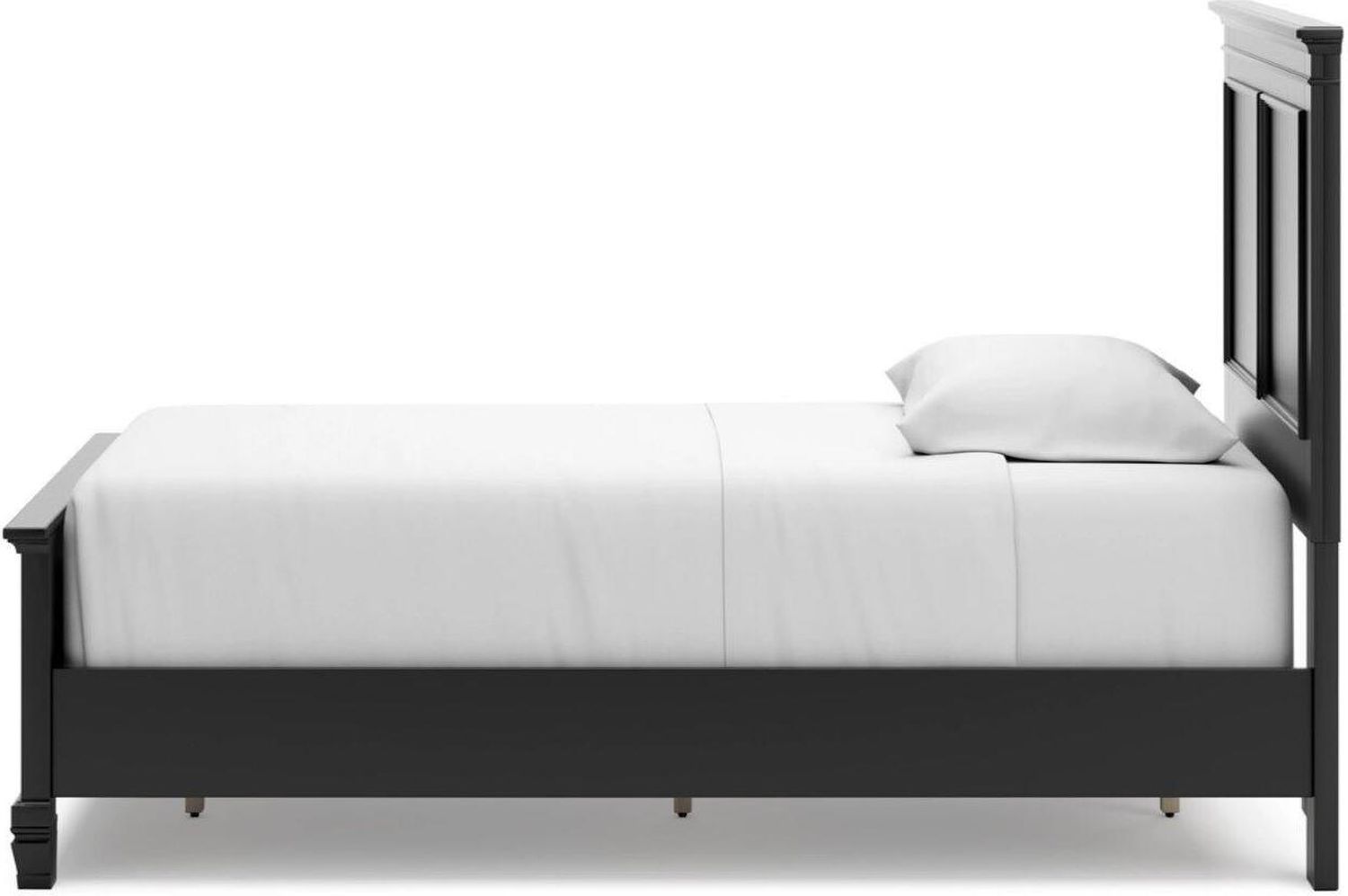 Lanolee Twin Panel Bed In Black B687B2