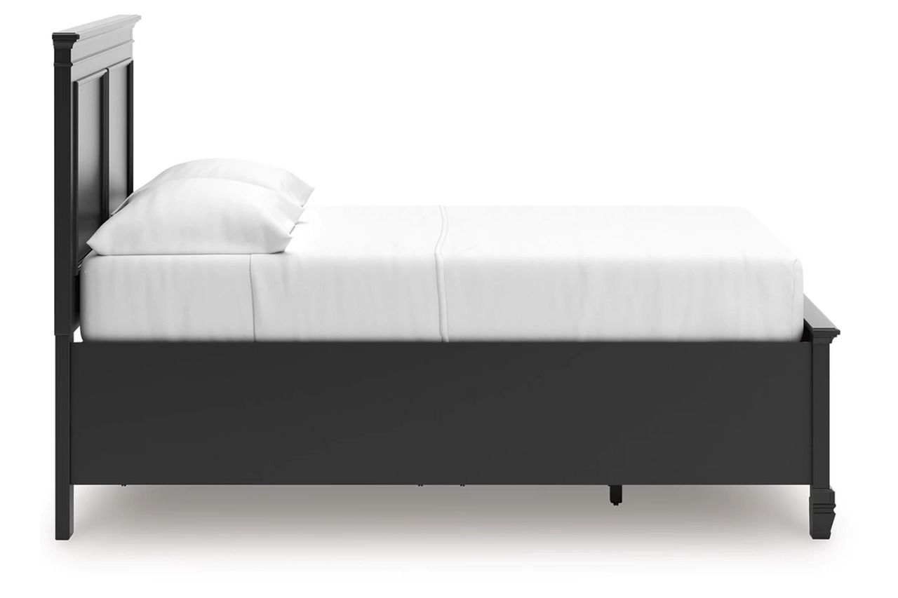 Lanolee Full Panel Storage Bed In Black B687B22
