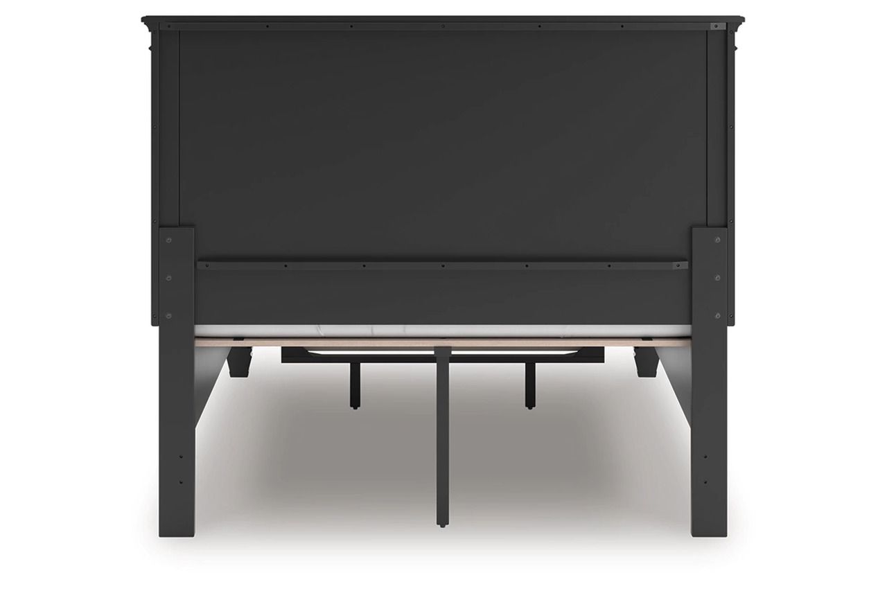 Lanolee Full Panel Storage Bed In Black B687B22