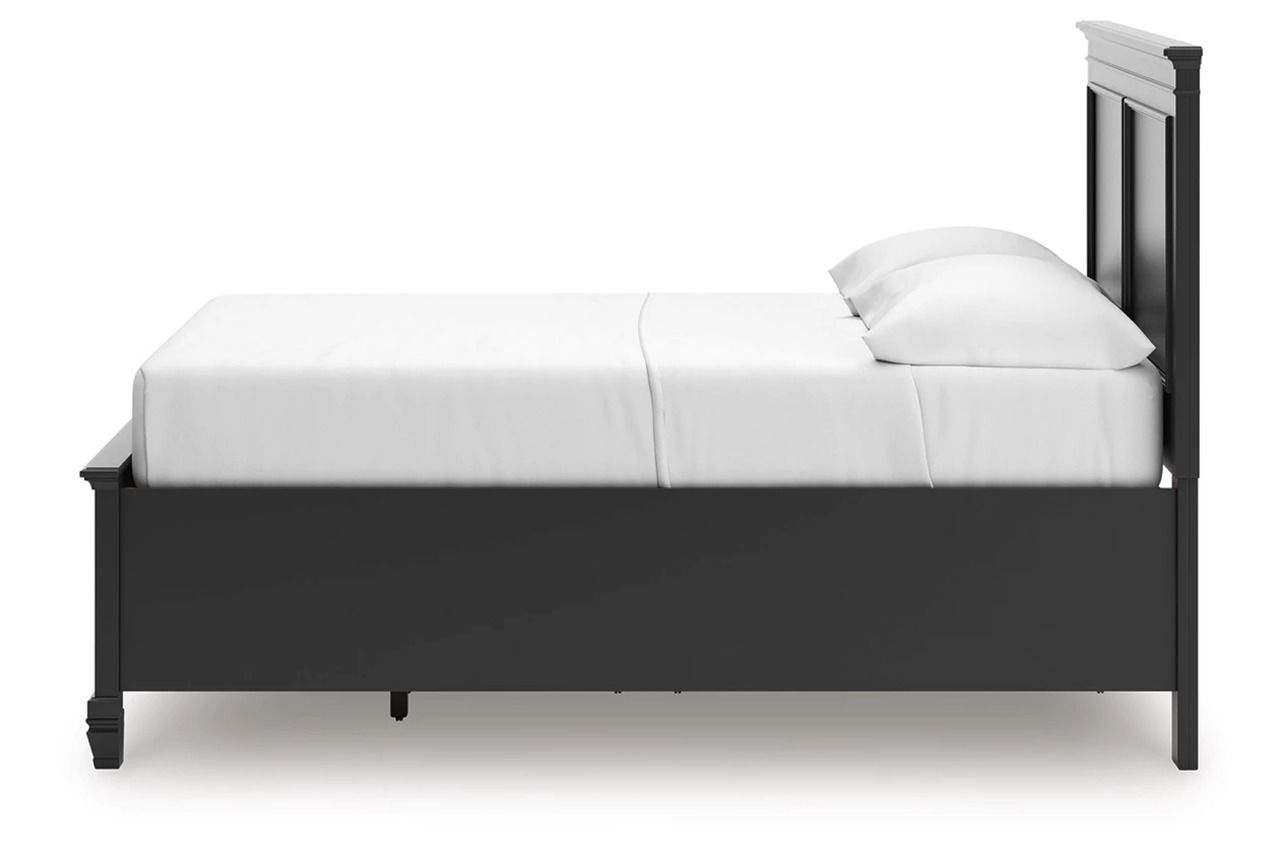 Lanolee Full Panel Storage Bed In Black B687B22