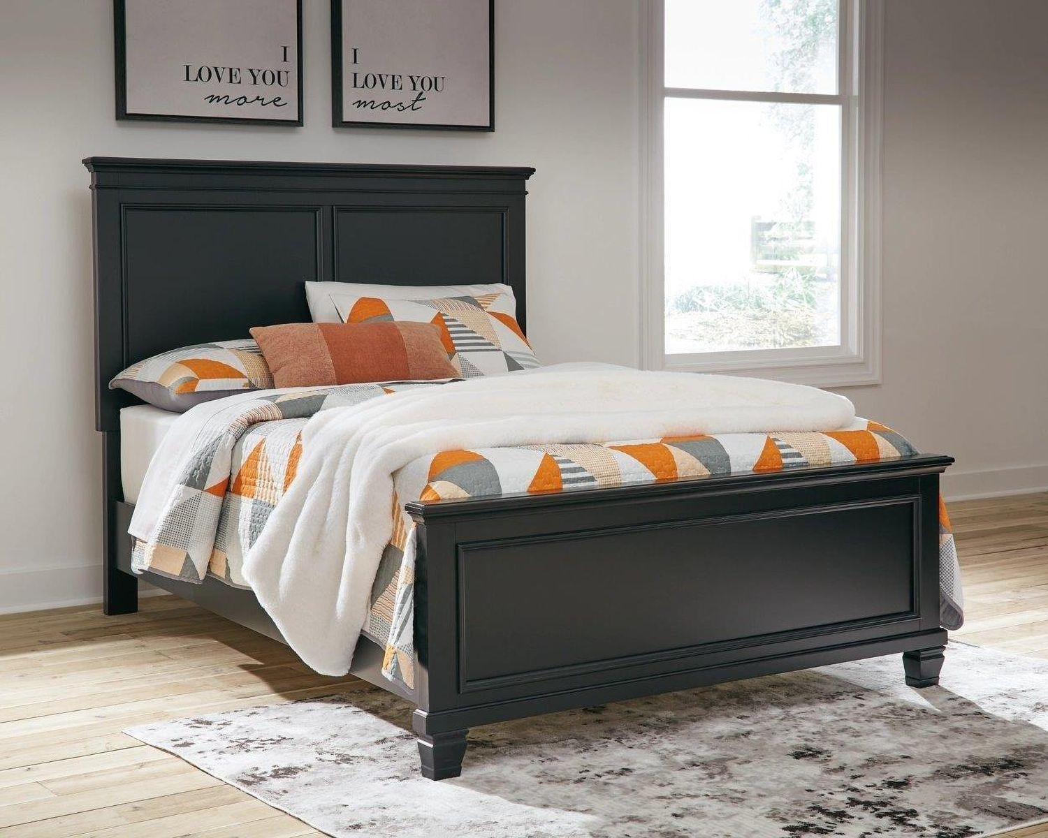 Lanolee Full Panel Bed In Black B687B4