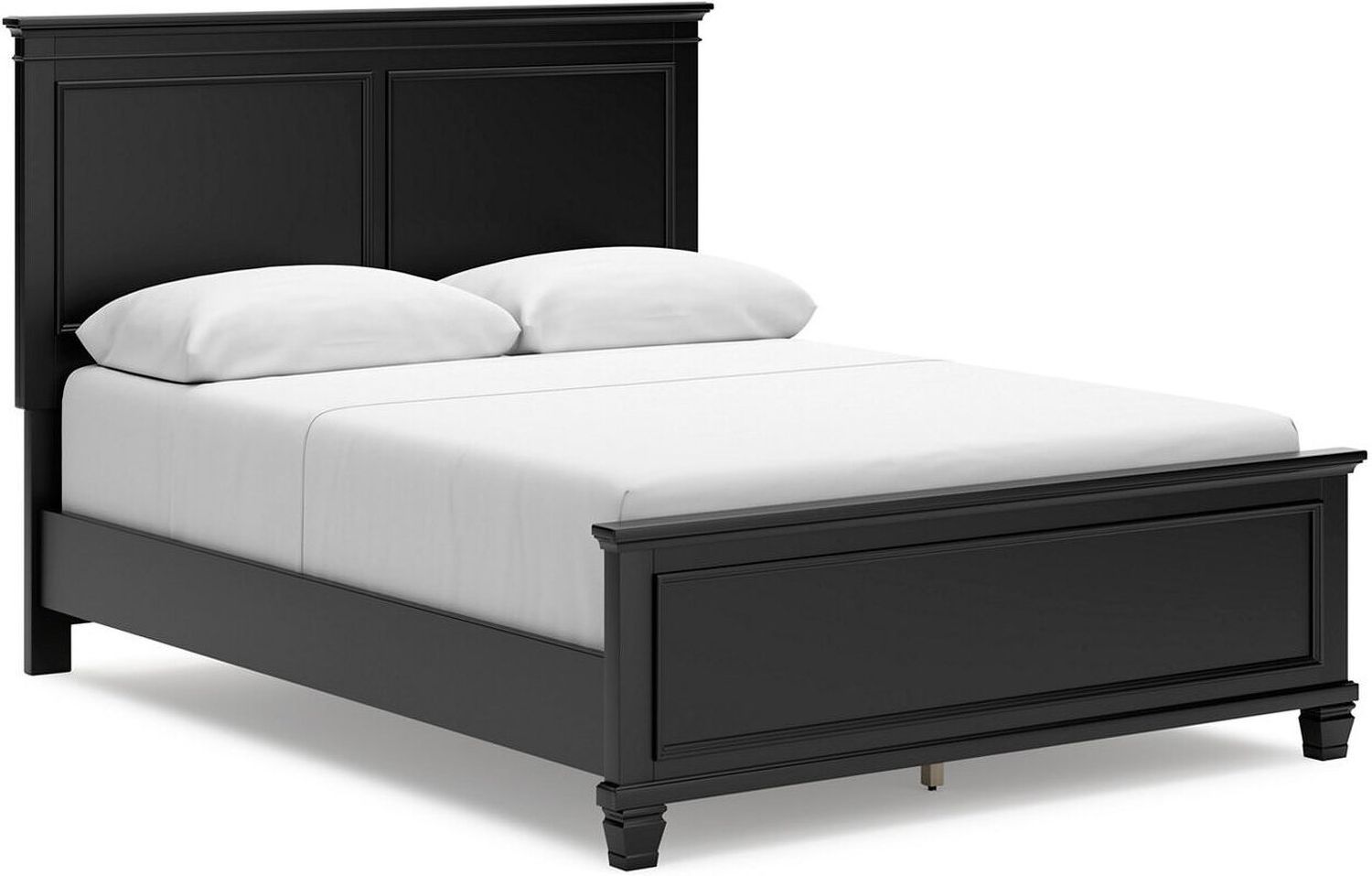 Lanolee Queen Panel Bed In Black B687B6