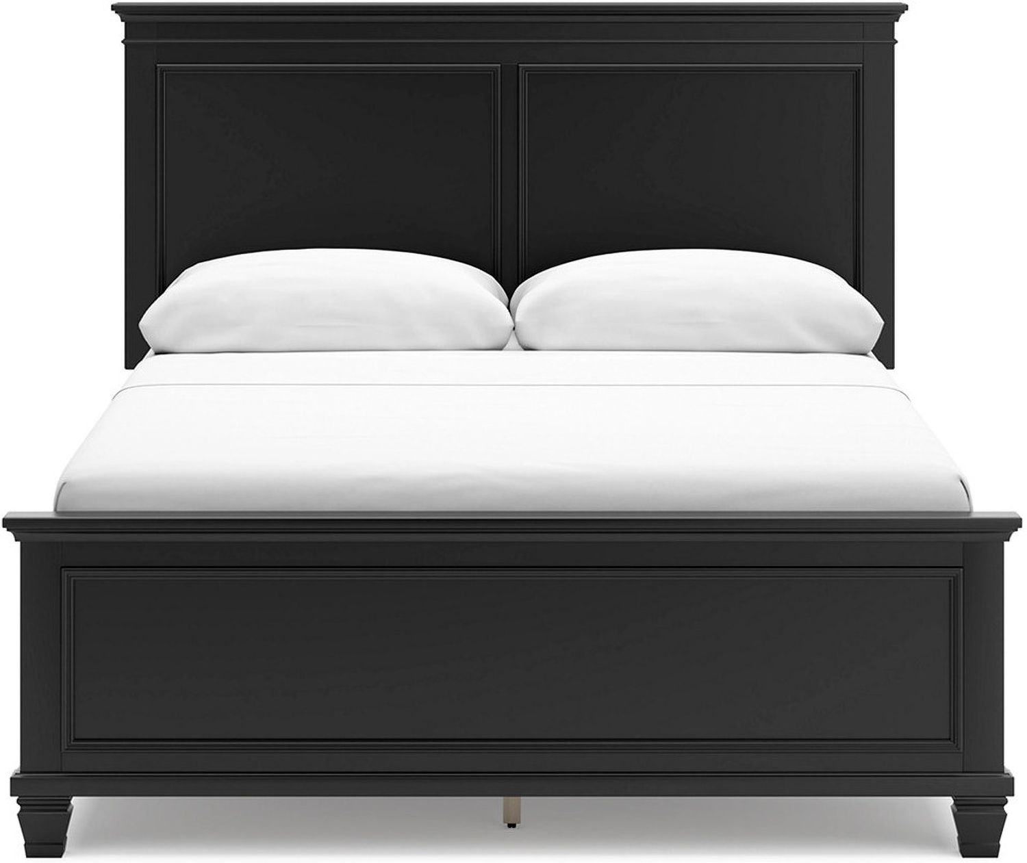 Lanolee Queen Panel Bed In Black B687B6