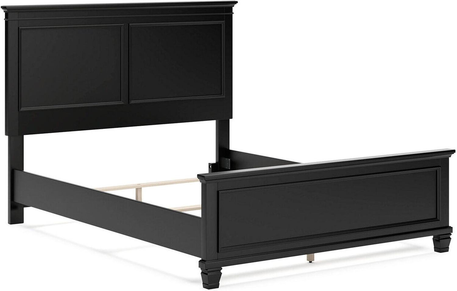 Lanolee Queen Panel Bed In Black B687B6