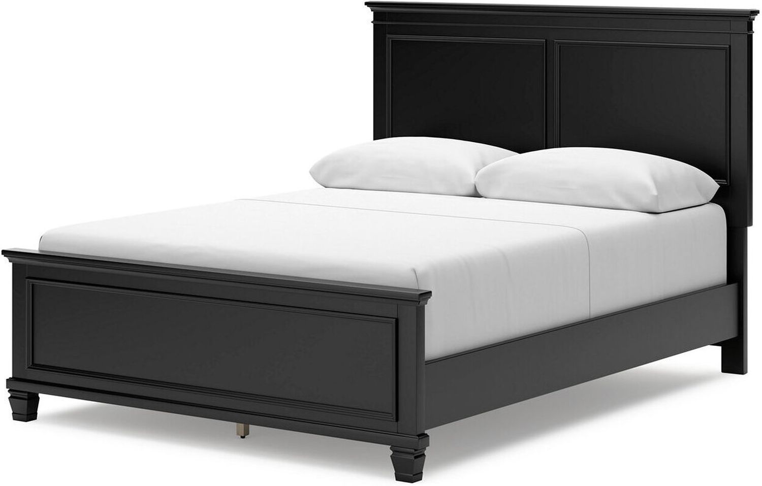 Lanolee Queen Panel Bed In Black B687B6