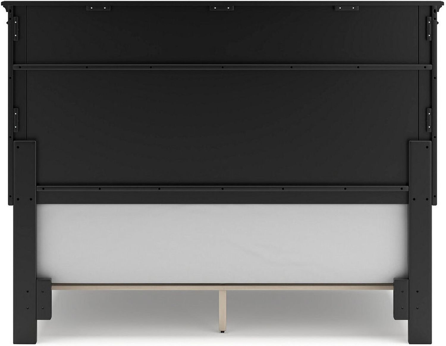 Lanolee Queen Panel Bed In Black B687B6