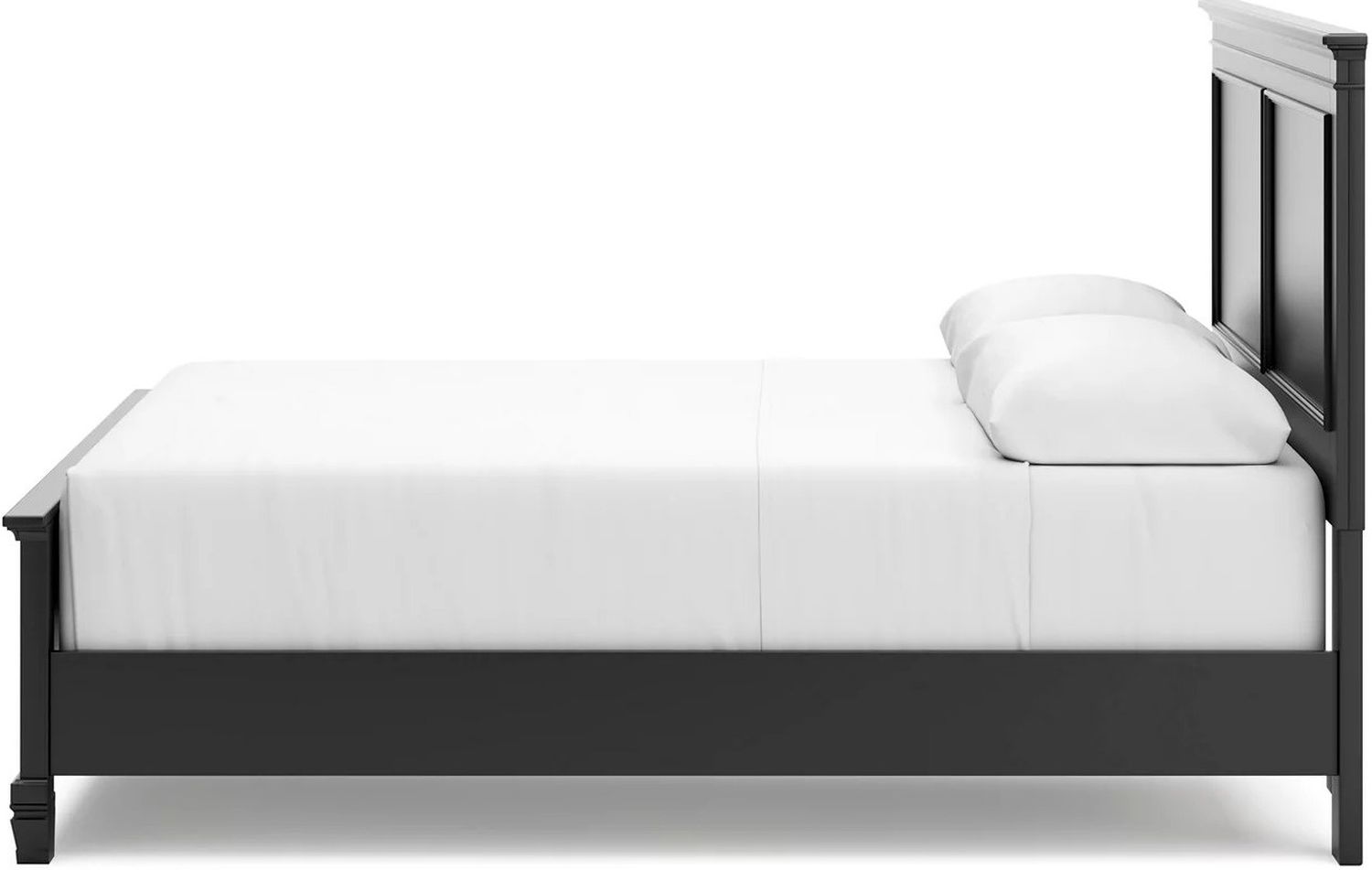 Lanolee Queen Panel Bed In Black B687B6