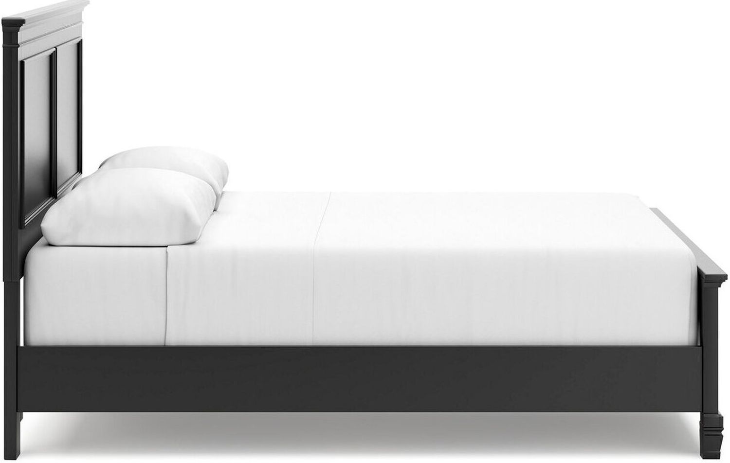 Lanolee Queen Panel Bed In Black B687B6