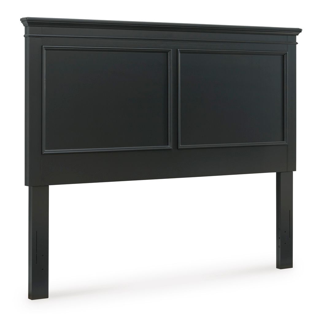 Lanolee Queen Panel Bed In Black B687B6
