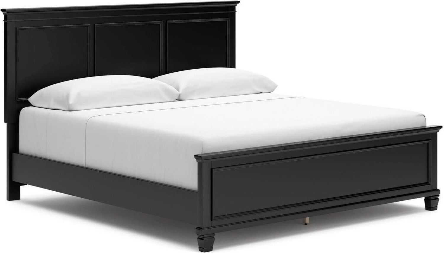 Lanolee King Panel Bed In Black B687B8