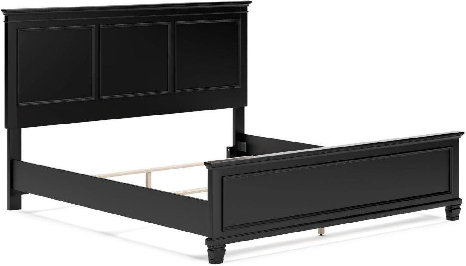 Lanolee King Panel Bed In Black B687B8