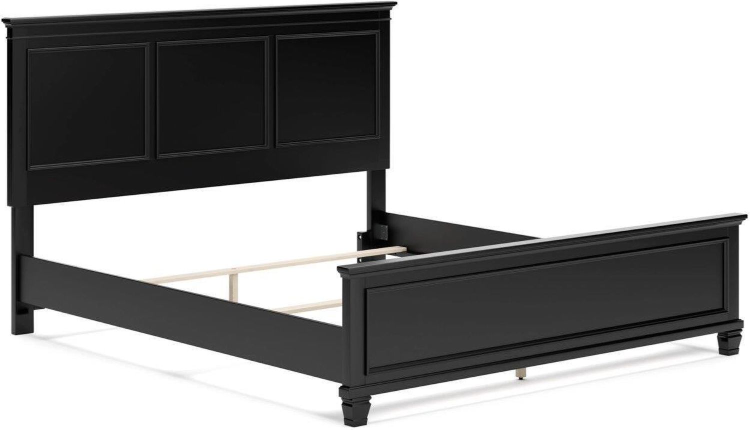 Lanolee California King Panel Bed In Black B687B9