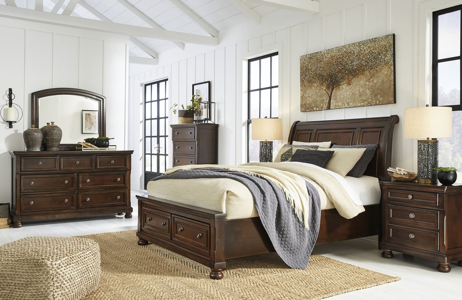 Porter Rustic Brown Dresser B69731