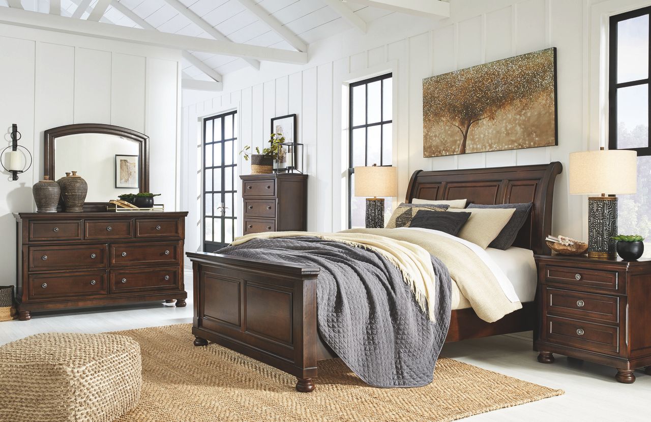 Porter Rustic Brown Dresser B69731