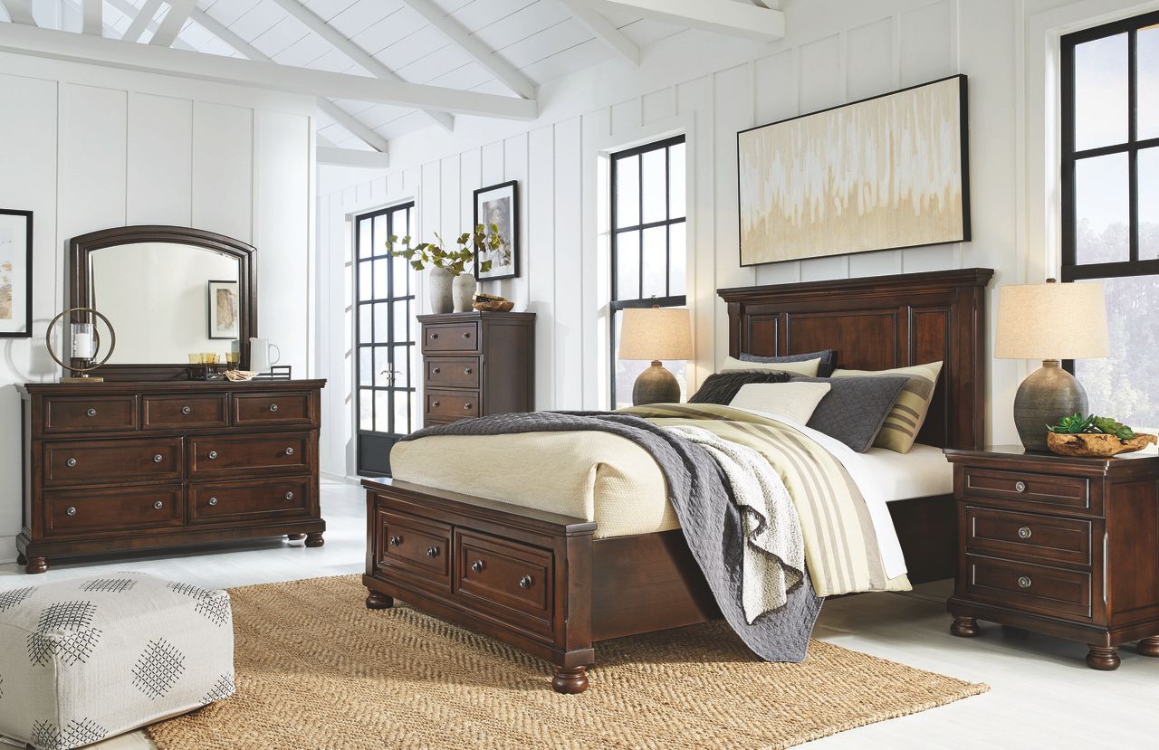 Porter Rustic Brown Dresser B69731