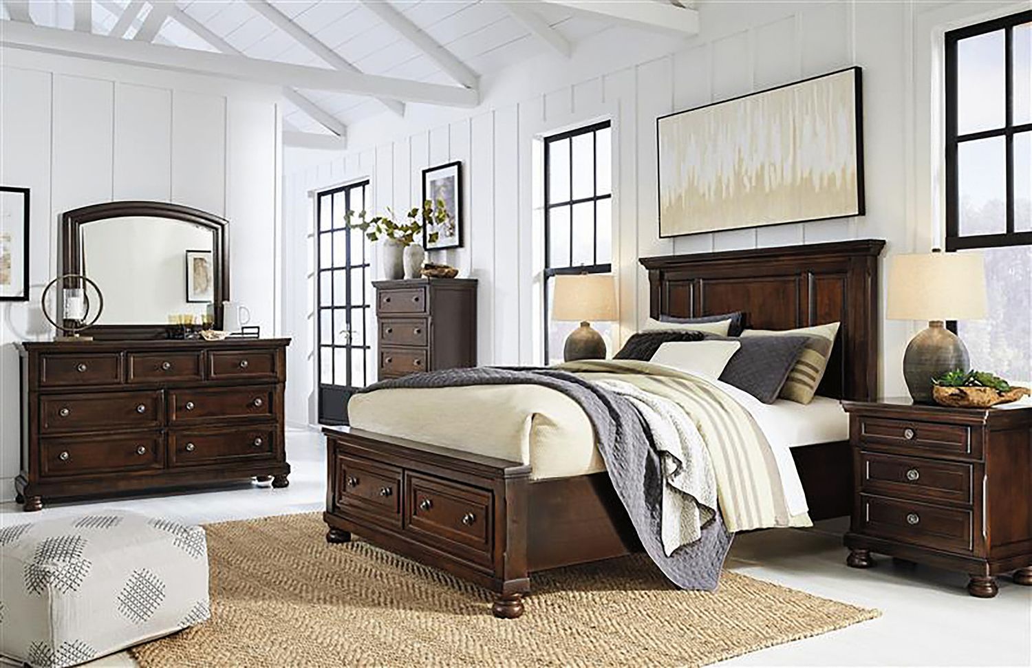 Porter Rustic Brown Dresser B69731