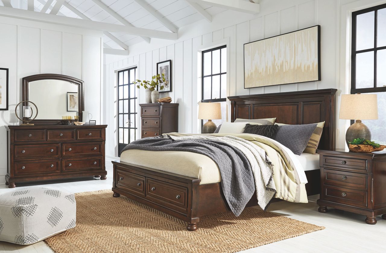 Porter Rustic Brown Dresser B69731