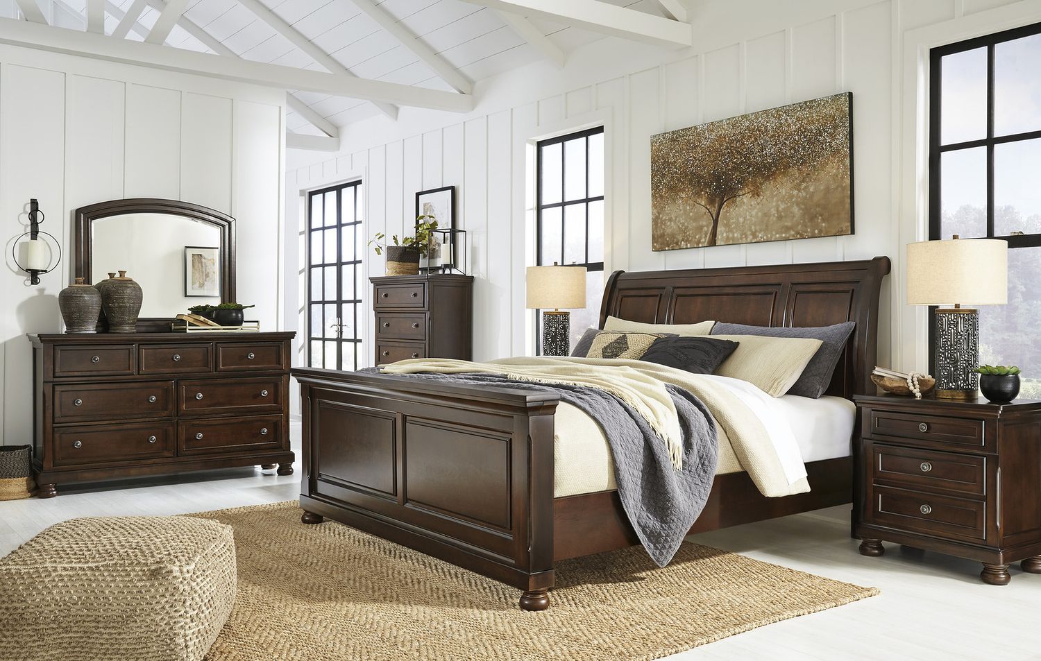 Porter Rustic Brown Dresser B69731