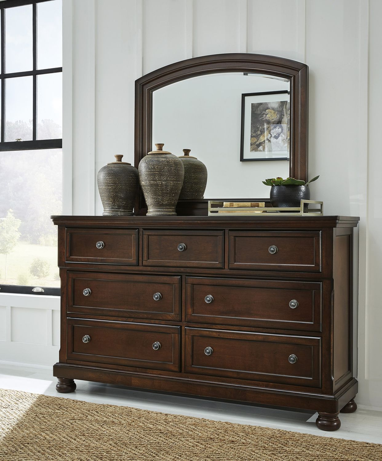 Porter Rustic Brown Dresser B69731