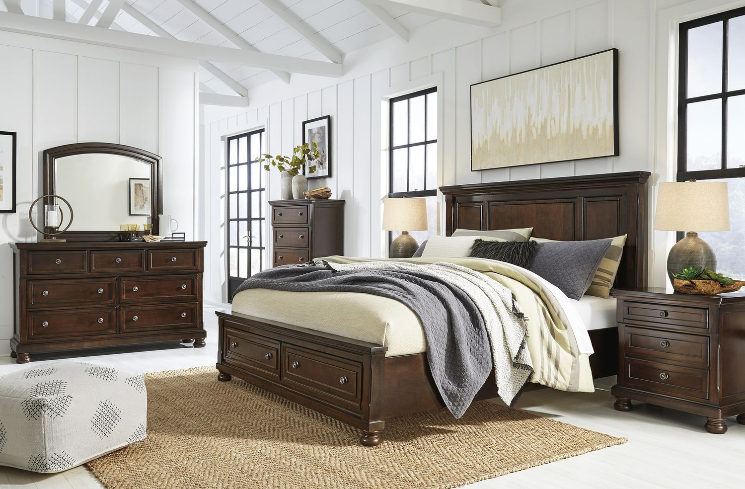 Porter Rustic Brown Chest B69746