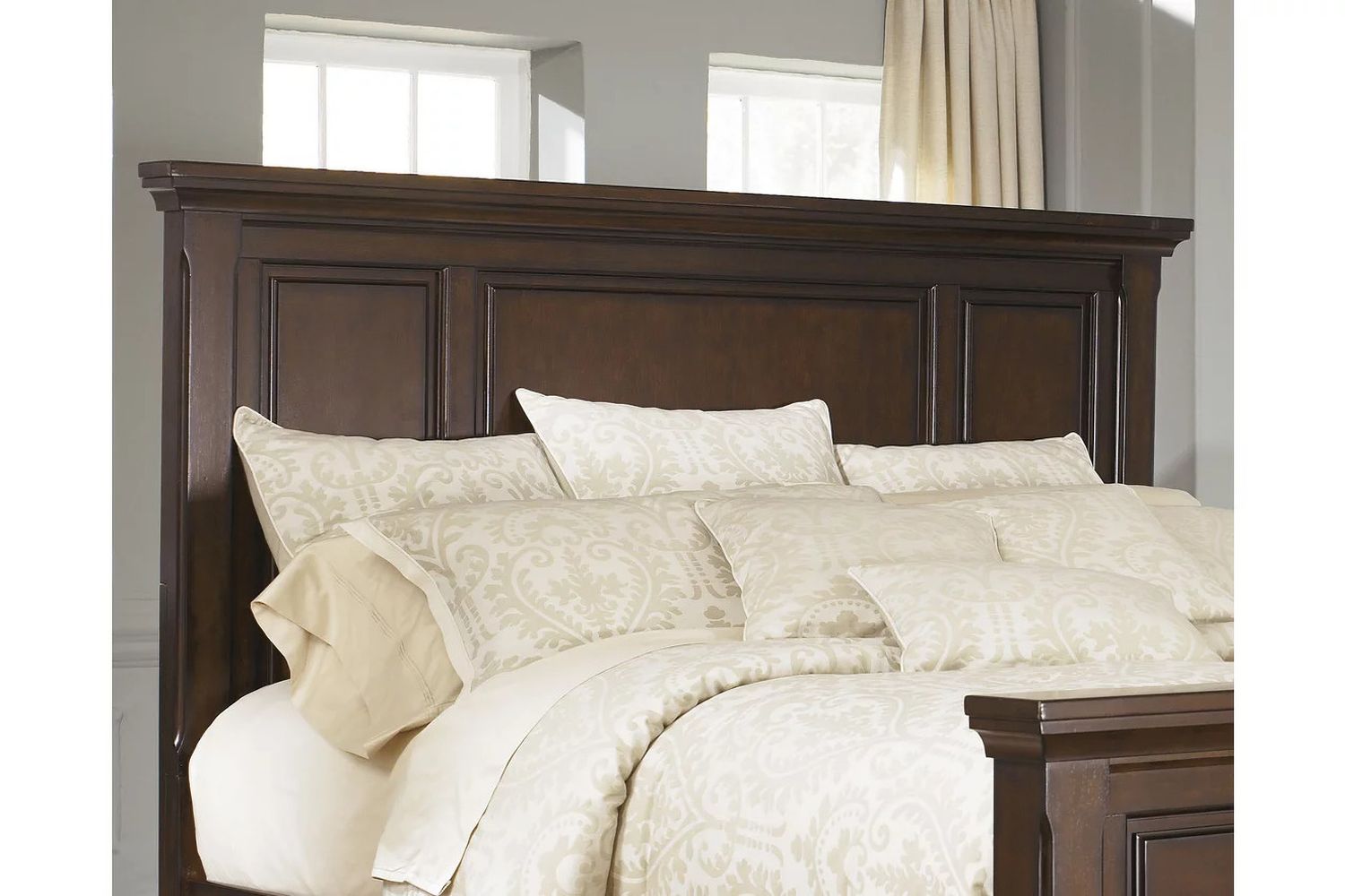 Porter Rustic Brown Queen Panel Headboard Only B69757