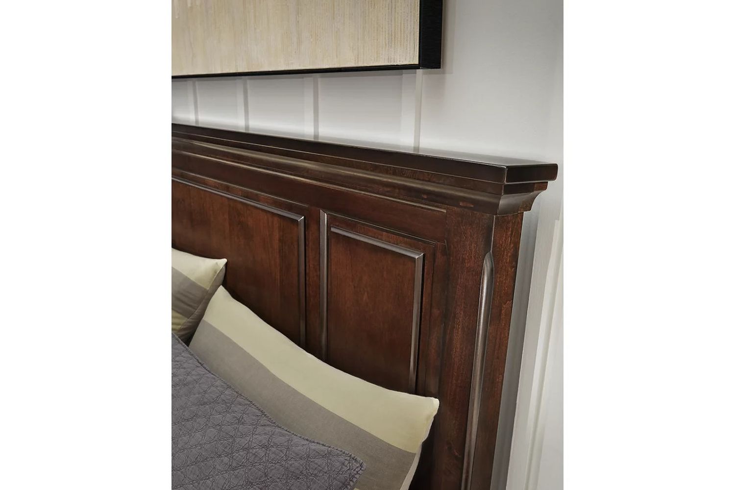 Porter Rustic Brown Queen Panel Headboard Only B69757