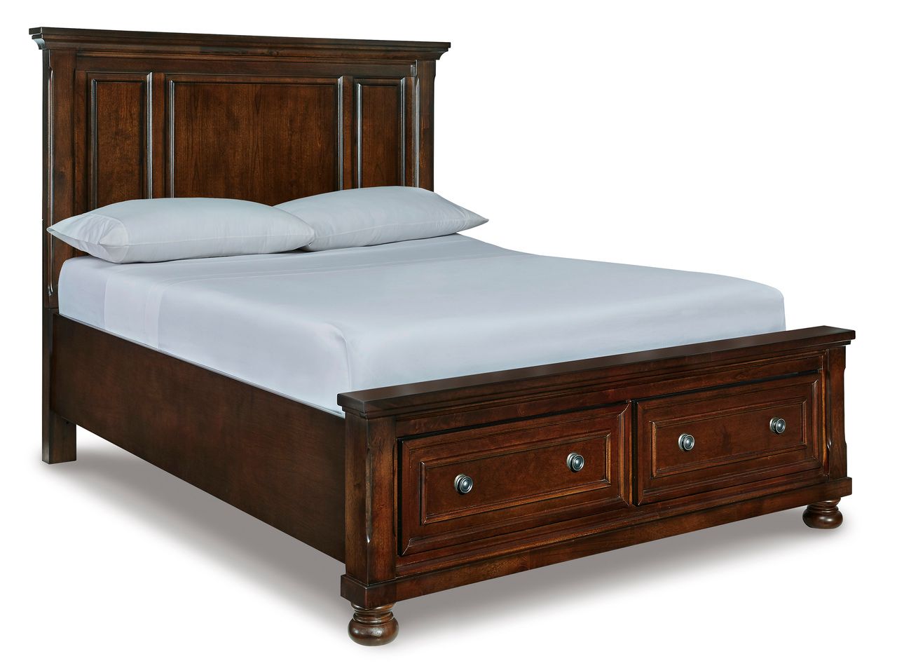 Porter Rustic Brown Queen Panel Headboard Only B69757