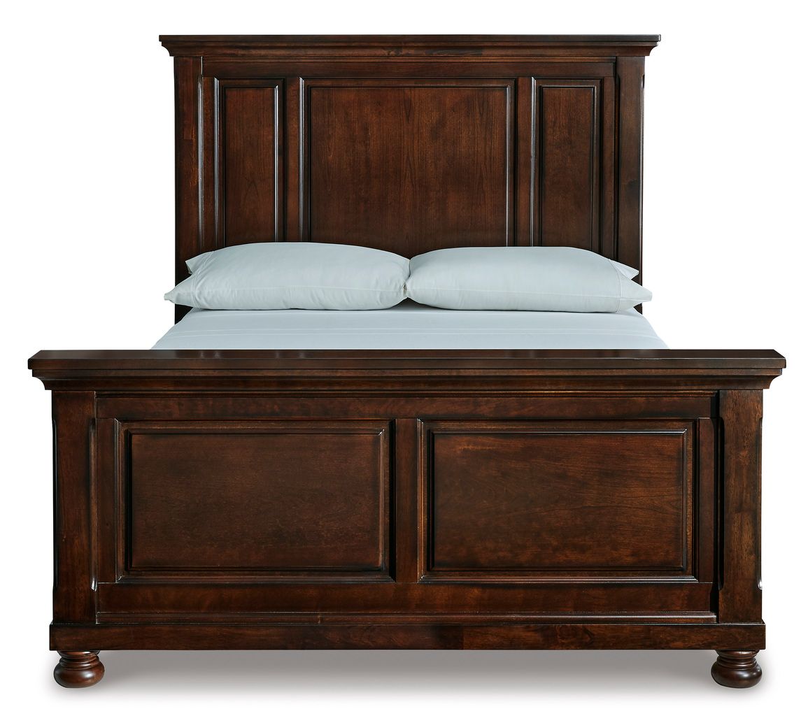 Porter Rustic Brown Queen Panel Headboard Only B69757