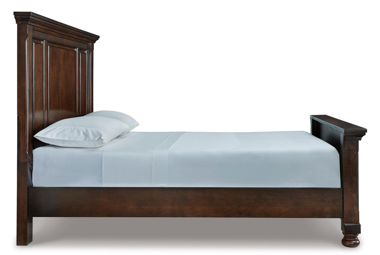 Porter Rustic Brown Queen Panel Headboard Only B69757