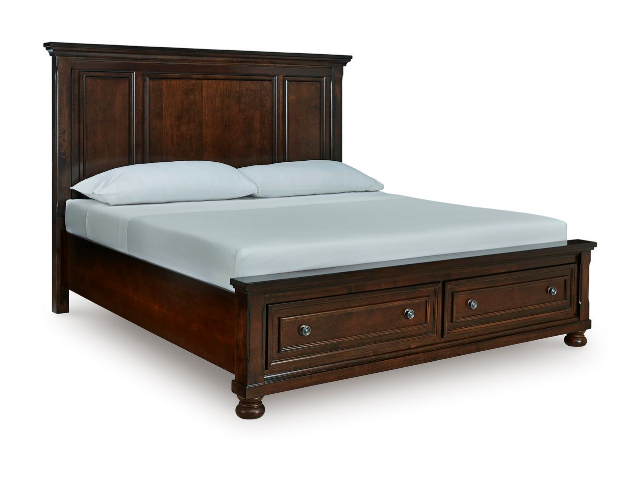 Porter Rustic Brown King/California King Panel Headboard Only B69758