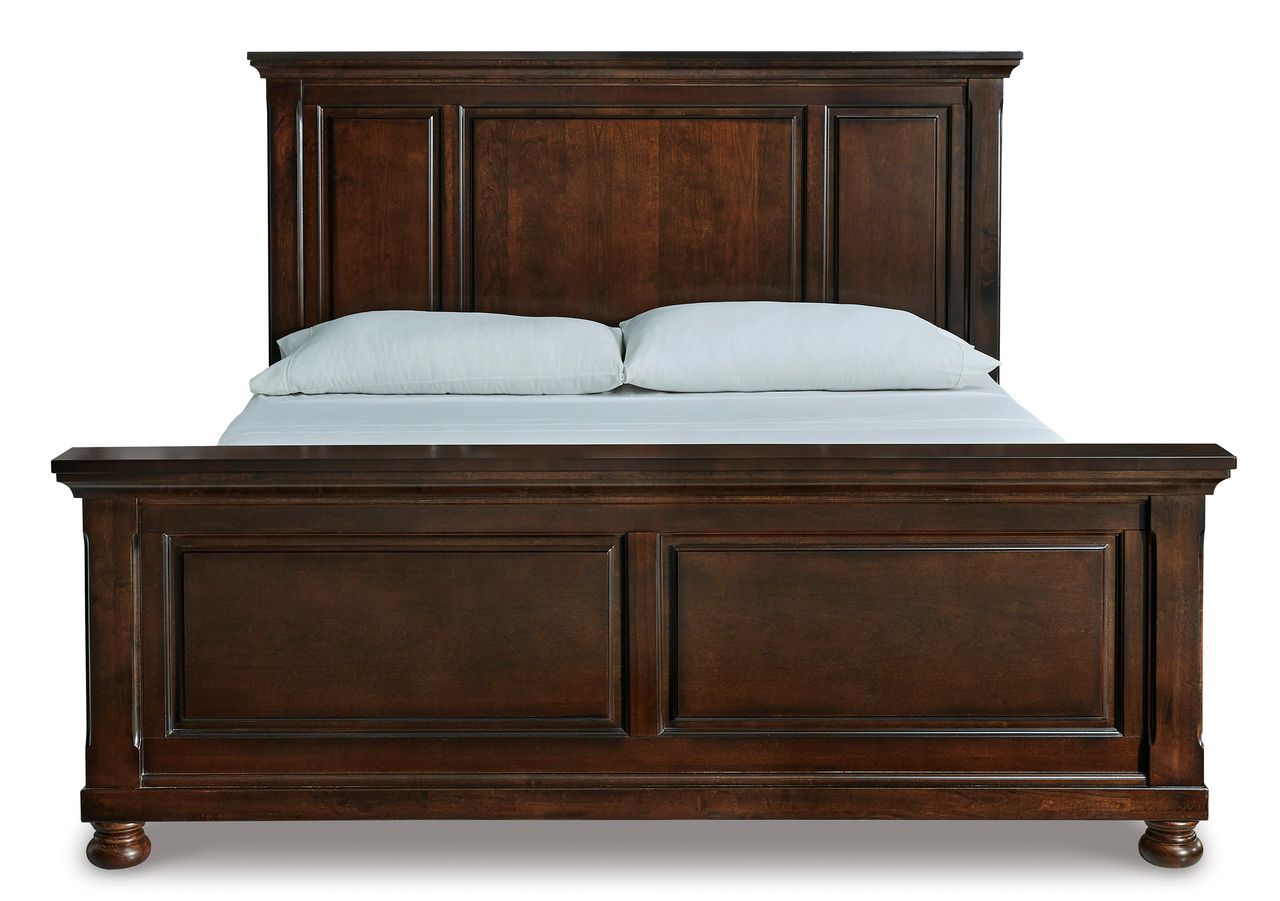 Porter Rustic Brown King/California King Panel Headboard Only B69758