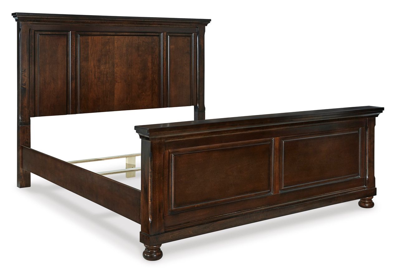 Porter Rustic Brown King/California King Panel Headboard Only B69758