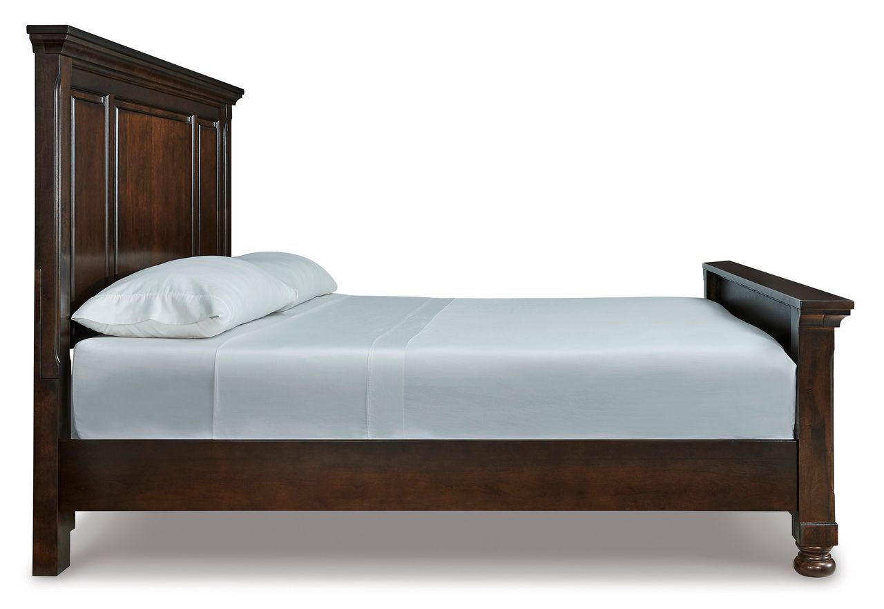 Porter Rustic Brown King/California King Panel Headboard Only B69758