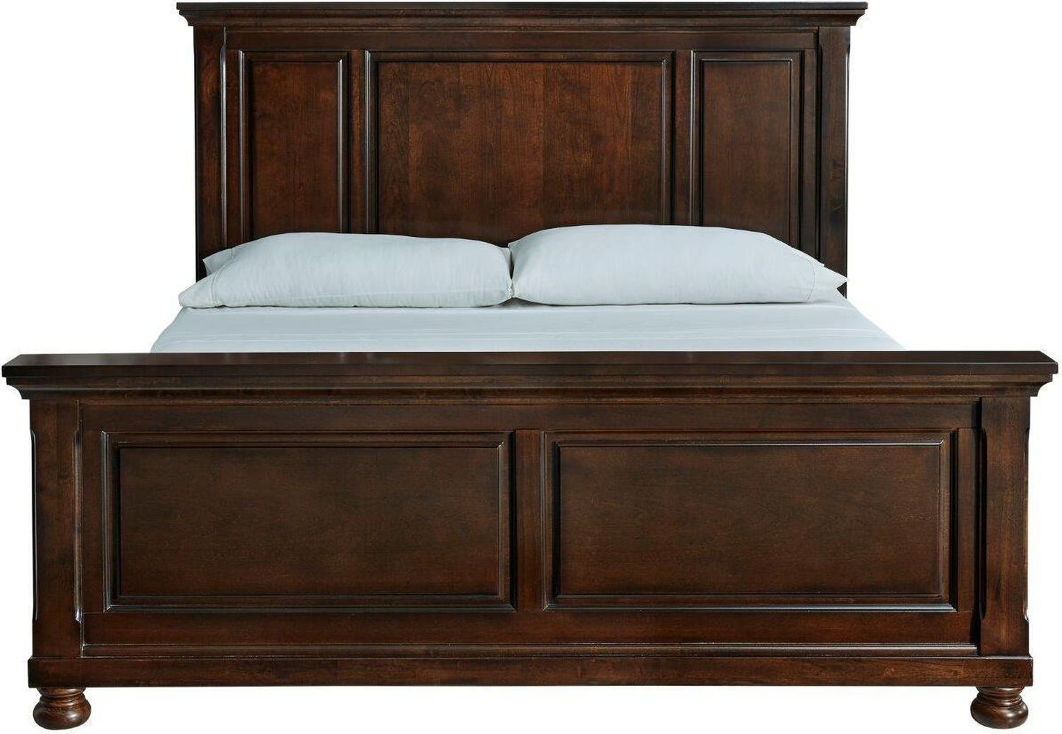 Porter Rustic Brown King Panel Bed B697B11