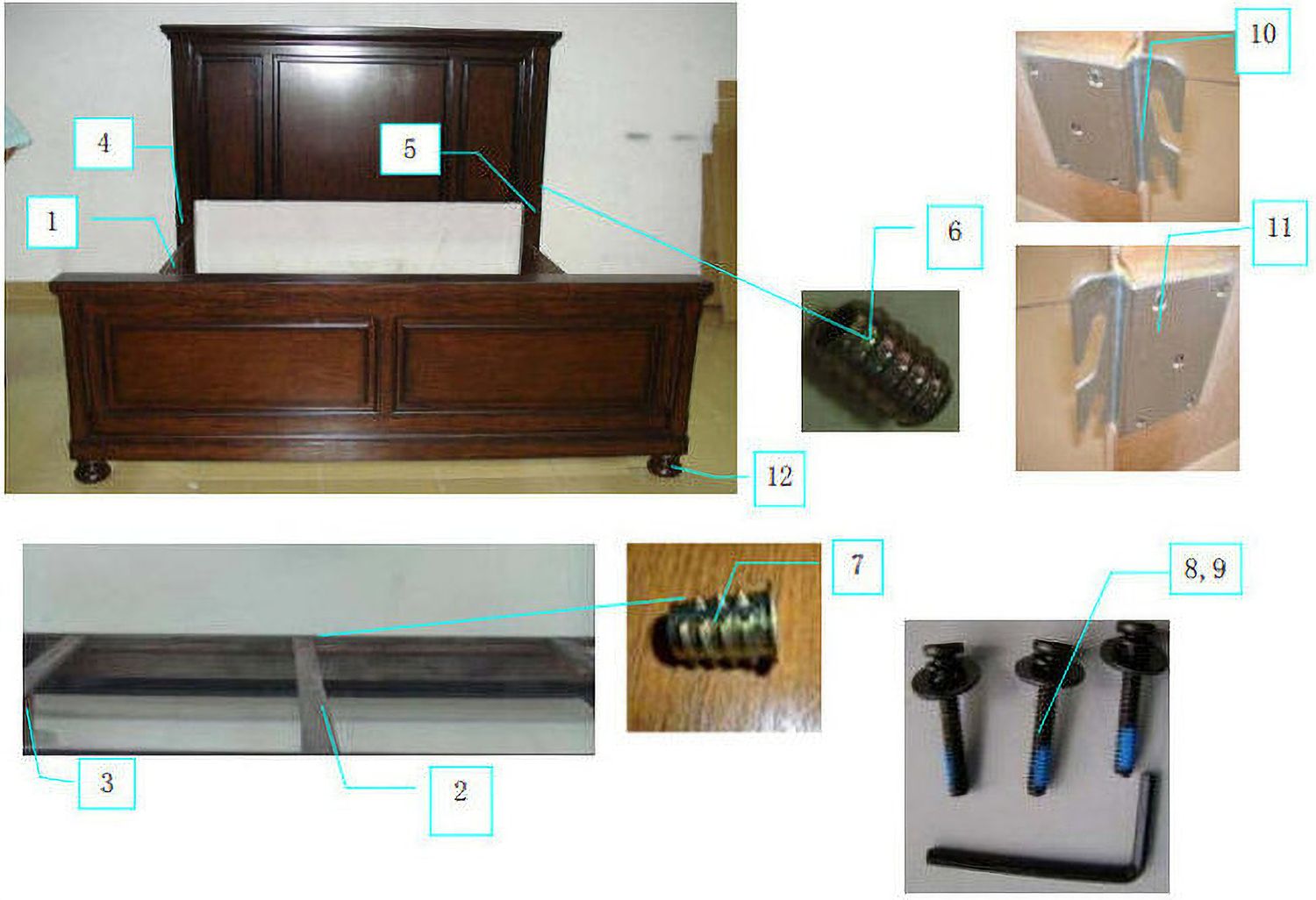 Porter Rustic Brown King Panel Bed B697B11