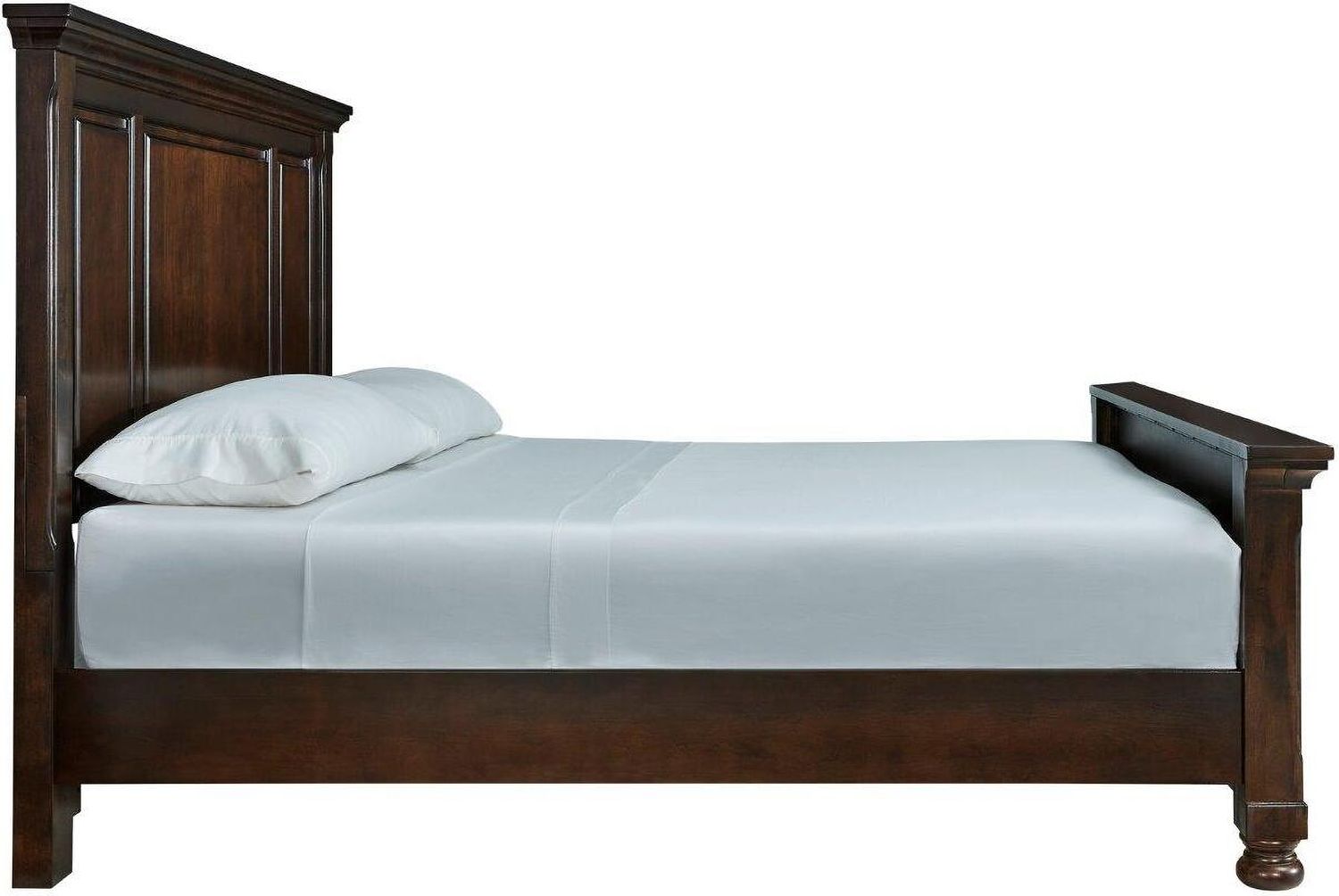Porter Rustic Brown California King Panel Bed B697B12