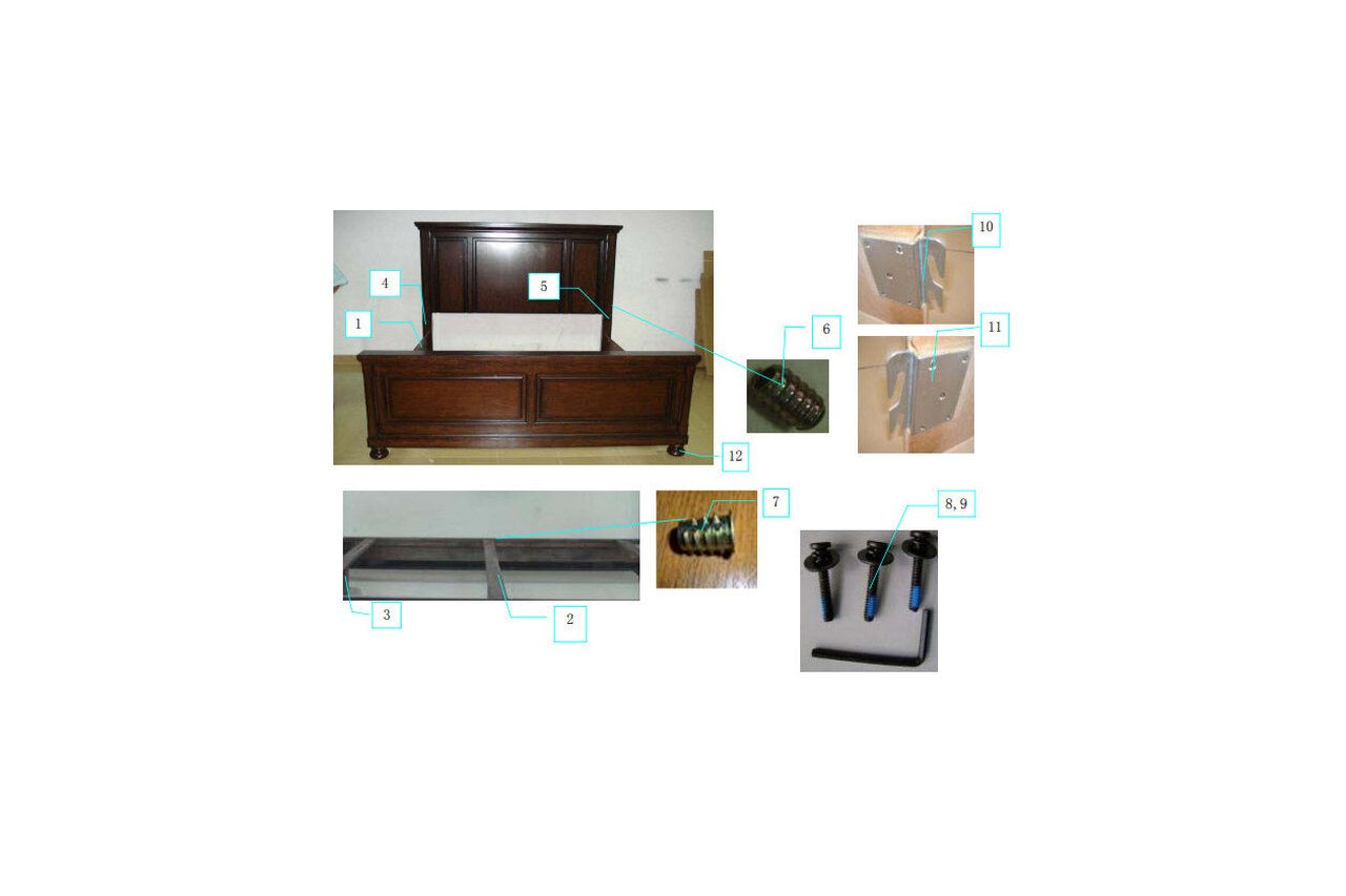 Porter Rustic Brown California King Panel Bed B697B12