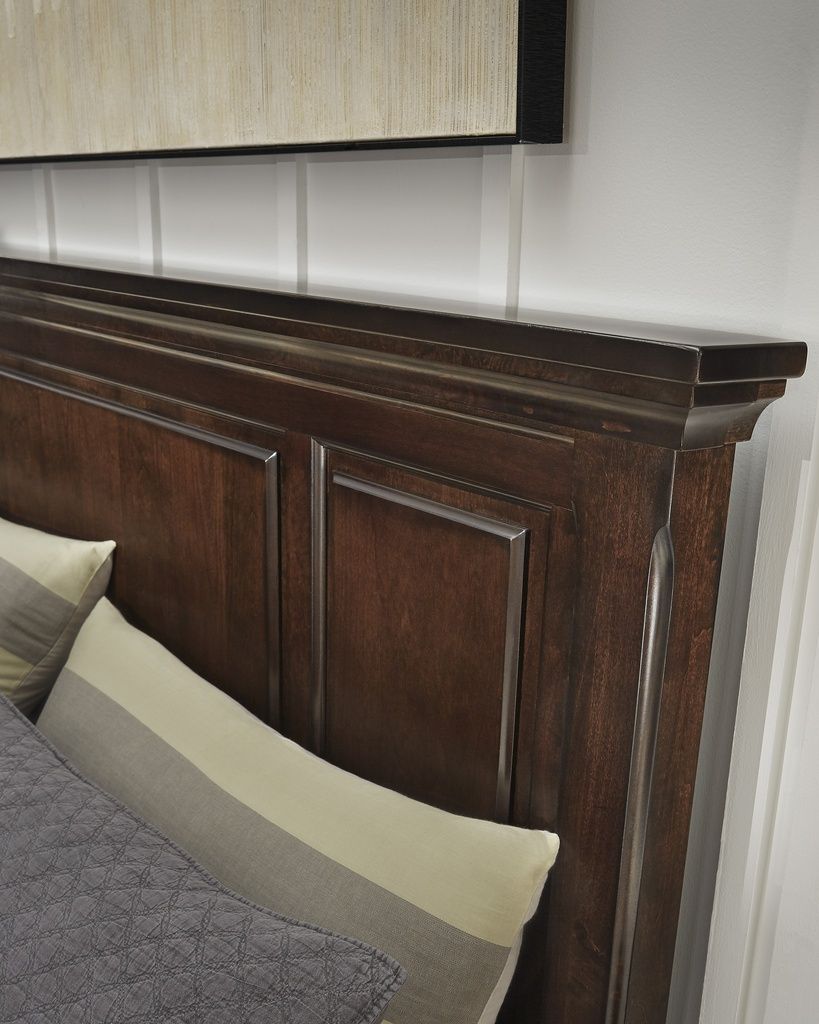 Porter Rustic Brown California King Panel Bed B697B12