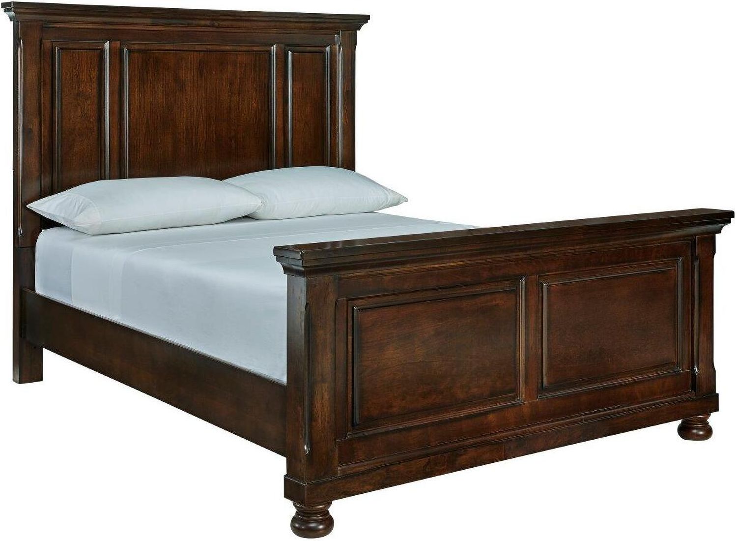 Porter Rustic Brown Queen Panel Bed B697B2