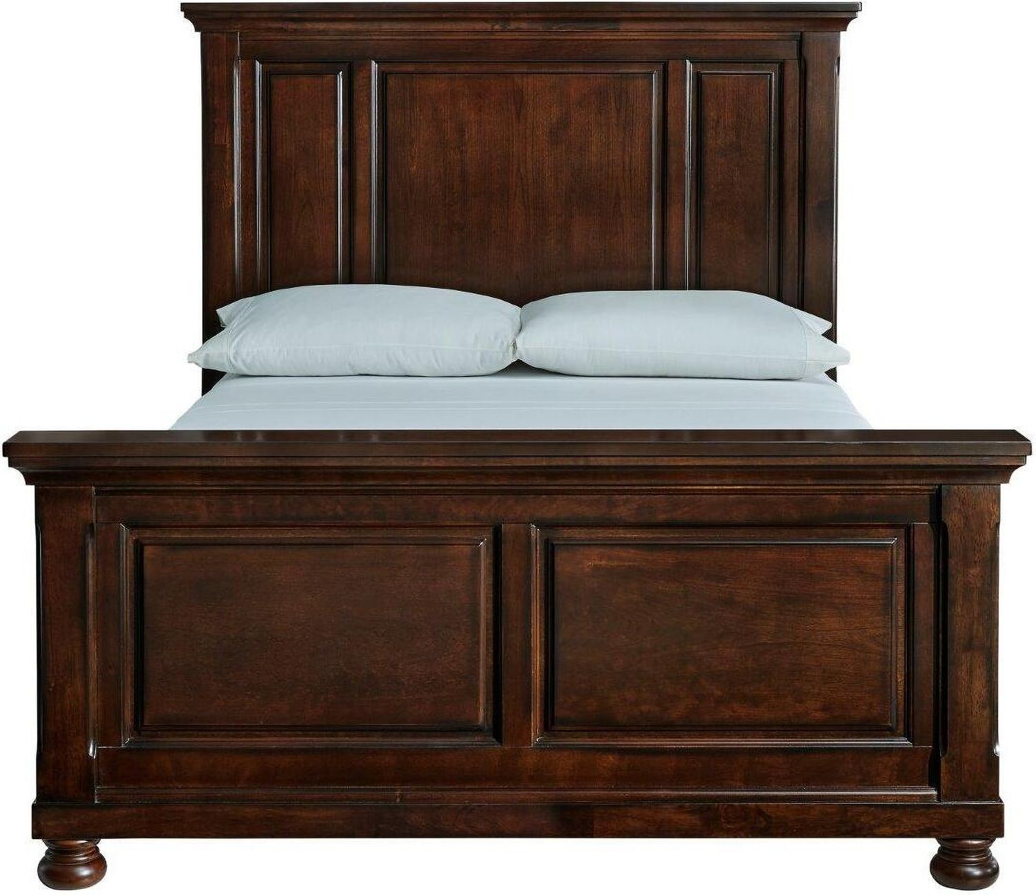 Porter Rustic Brown Queen Panel Bed B697B2