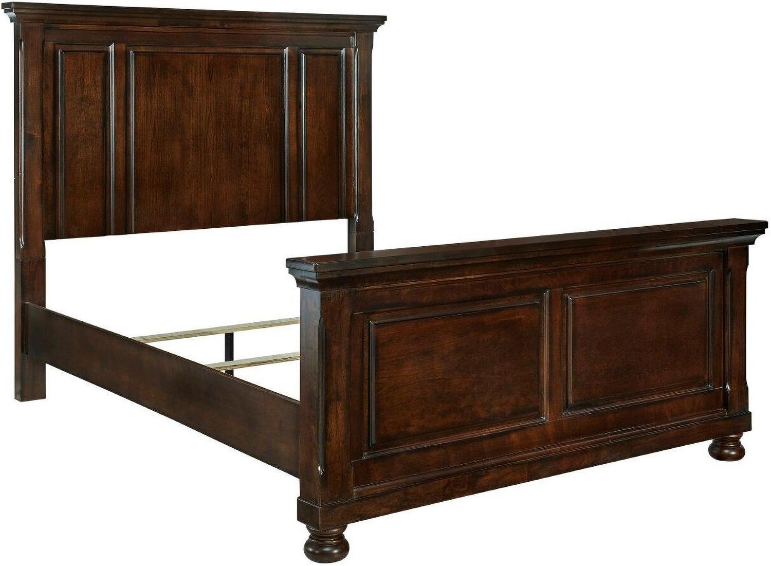 Porter Rustic Brown Queen Panel Bed B697B2