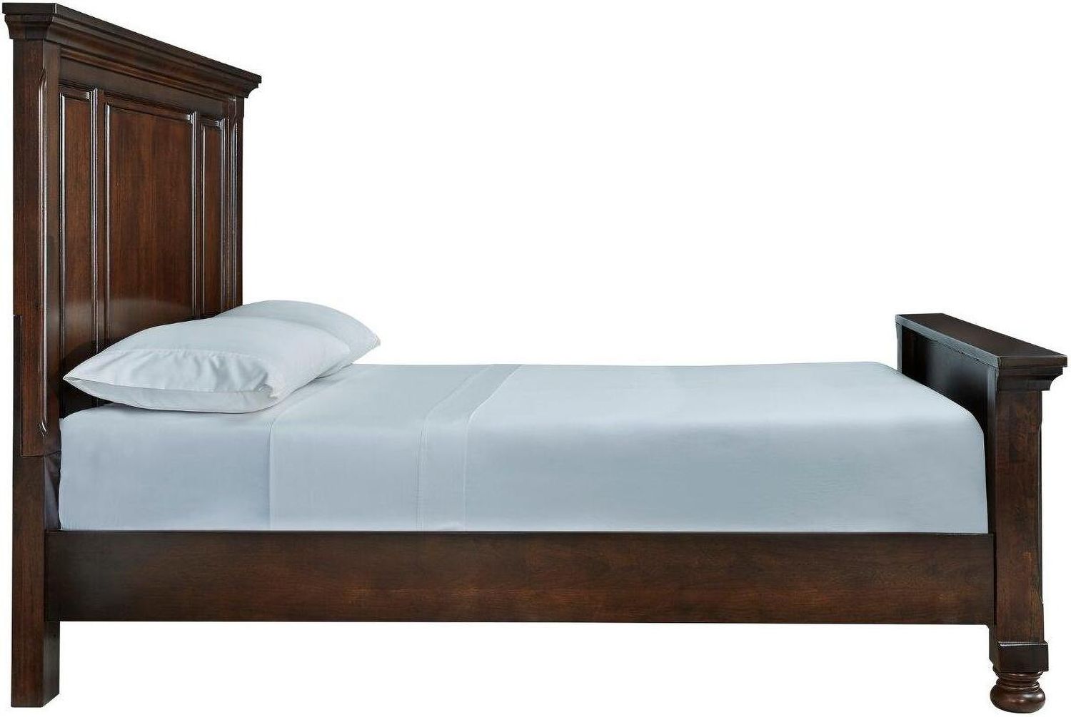 Porter Rustic Brown Queen Panel Bed B697B2