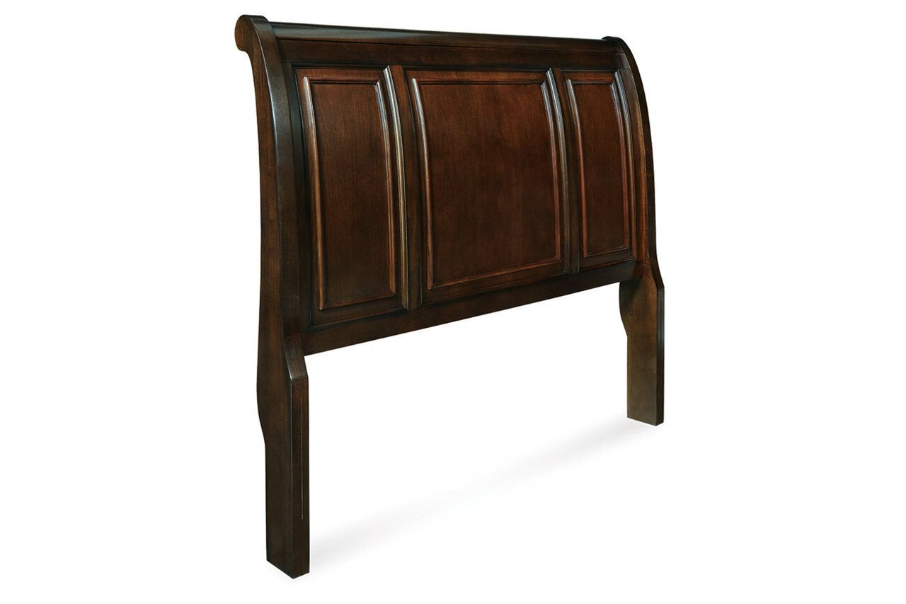 Porter Queen Sleigh Storage Bed In Rustic Brown B697B43