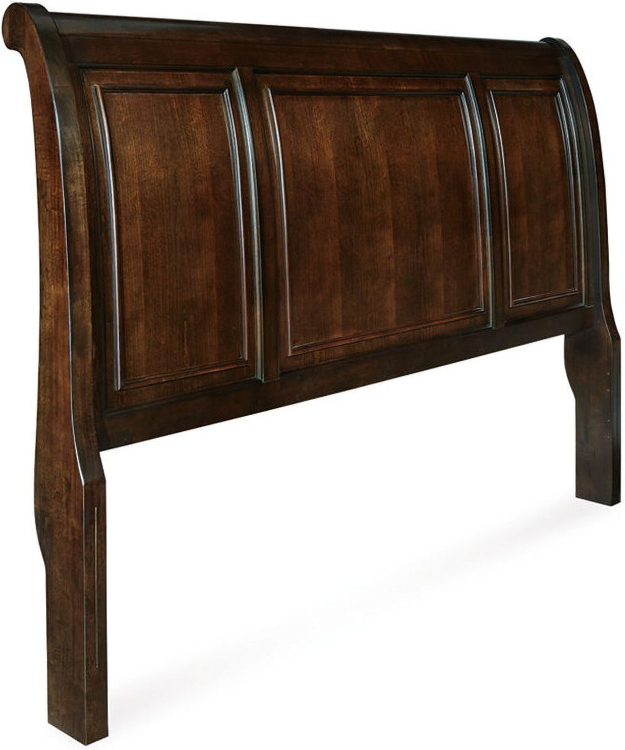 Porter King Sleigh Storage Bed In Rustic Brown B697B45