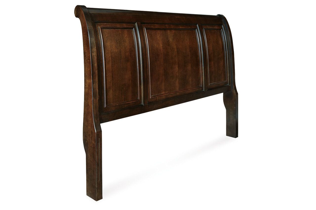 Porter California King Sleigh Storage Bed In Rustic Brown B697B47