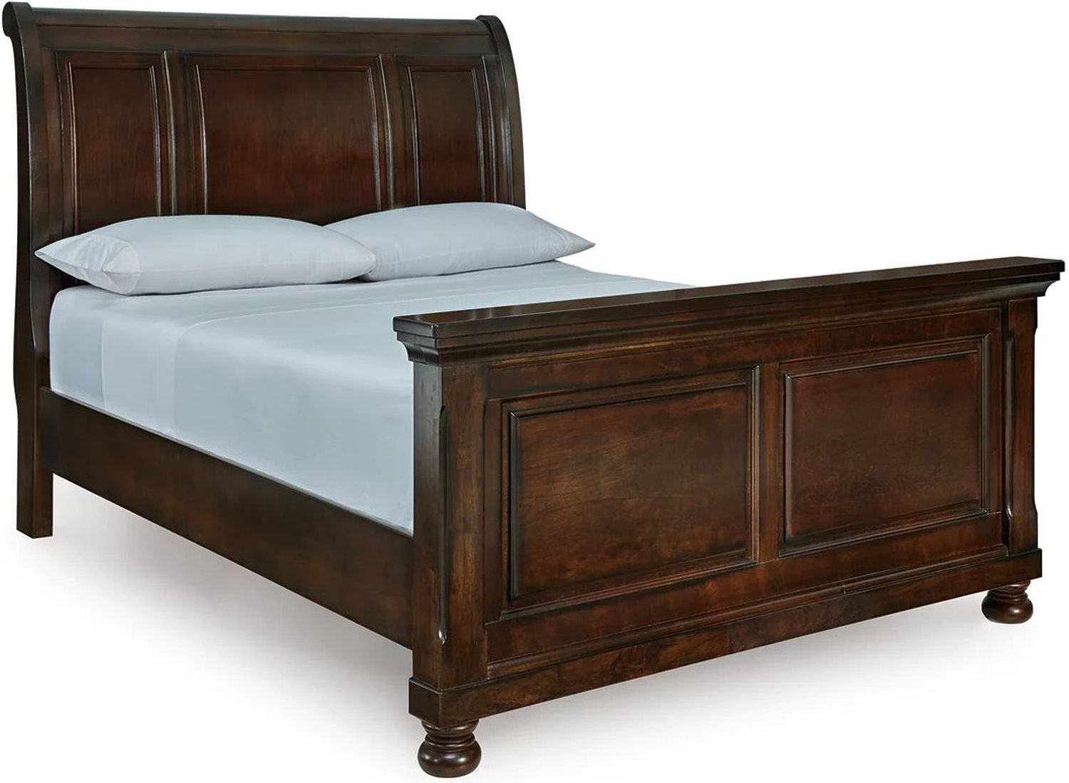 Porter Queen Sleigh Bed In Rustic Brown B697B48