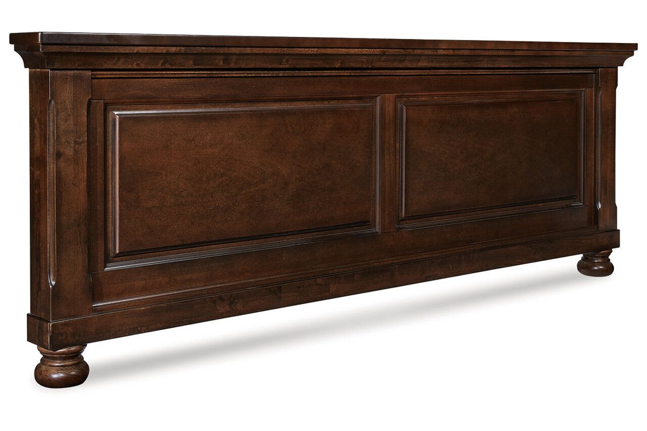 Porter California King Sleigh Bed In Rustic Brown B697B50