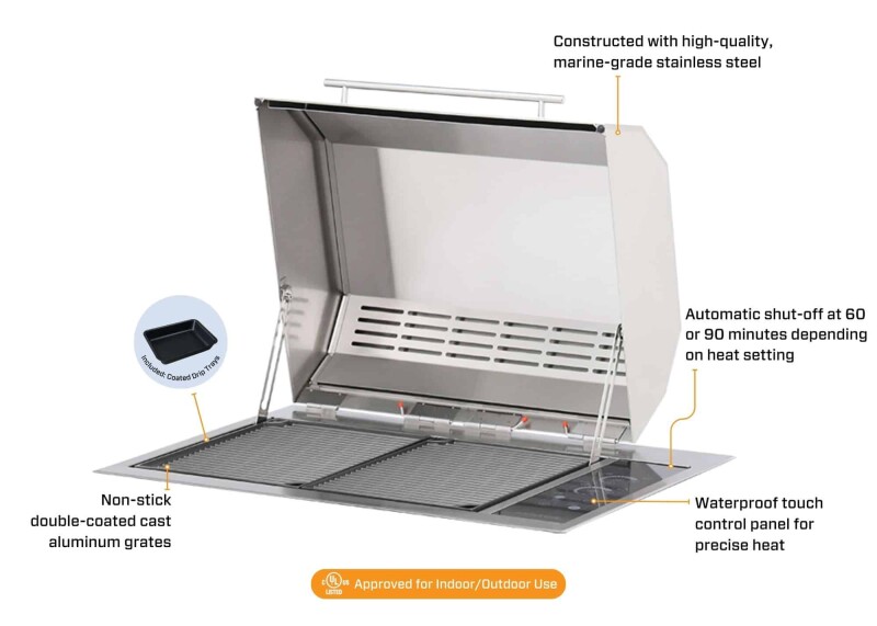 Texan Built-In Electric Grill with IntelliKEN Control B70425