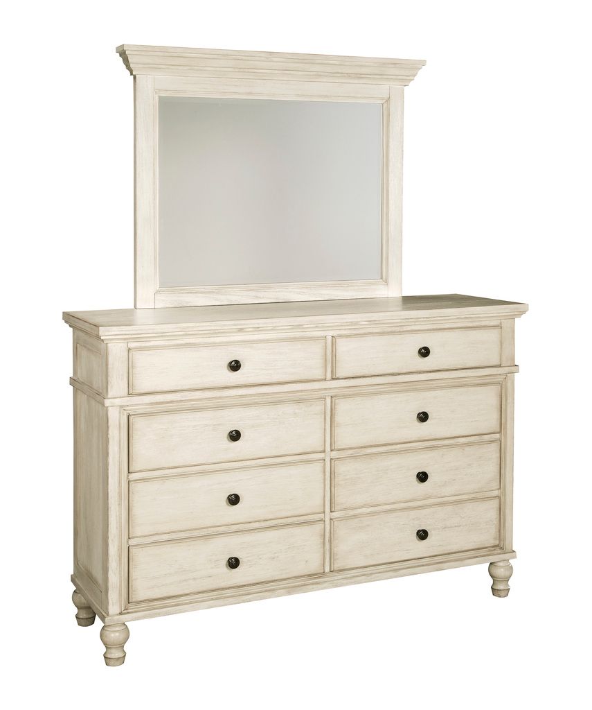 Marsilona Bedroom Mirror In White B71236